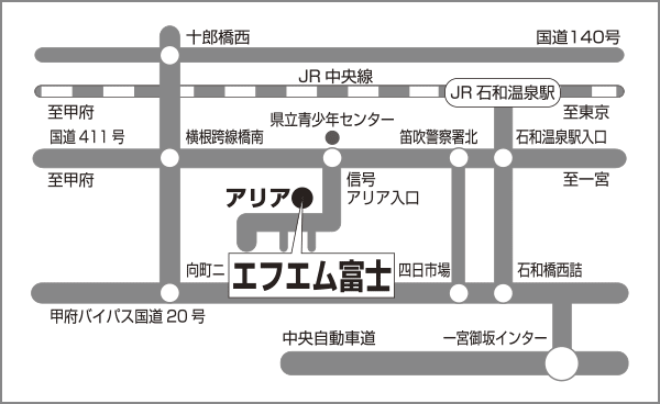 株式会社 エフエム富士 地図