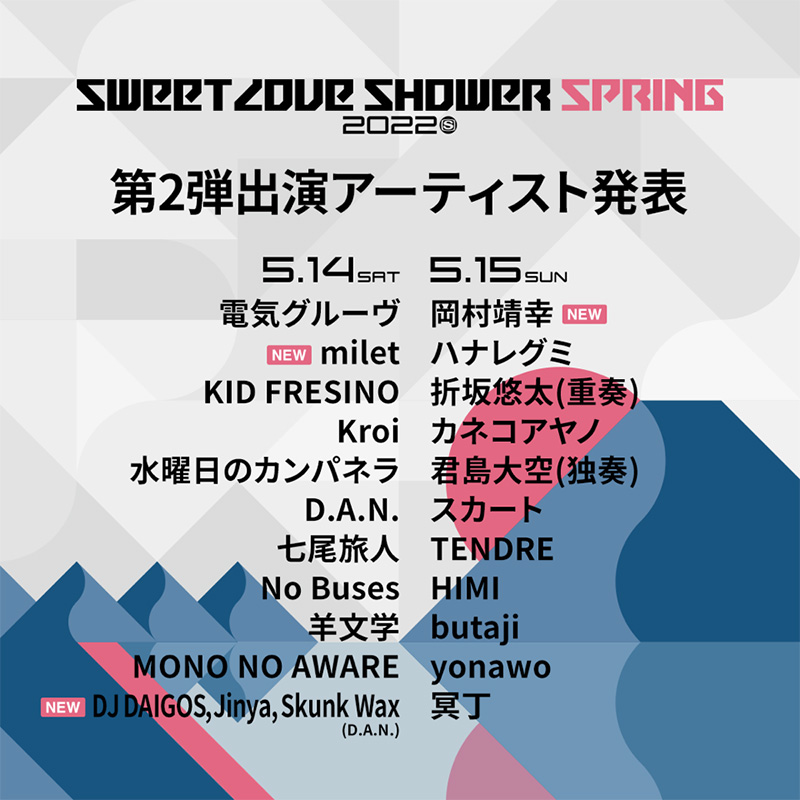 SWEET LOVE SHOWER SPRING 2022