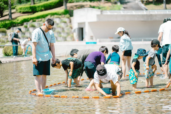 魚のつかみ取り＆さばいてたべよう！