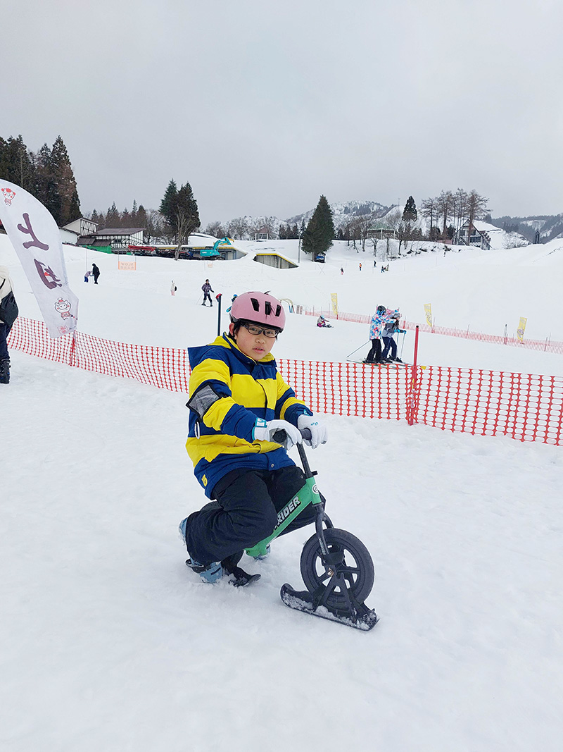 スノーストライダーに挑戦